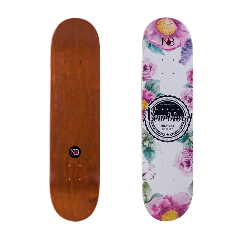
New designs Factory custom skateboard deck wholesale complete maple skateboard company 