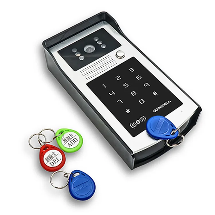 
High Quality Video Door Phone Intercom Metal wifi Doorbell Camera RFID Code Keypad Access for Villa 