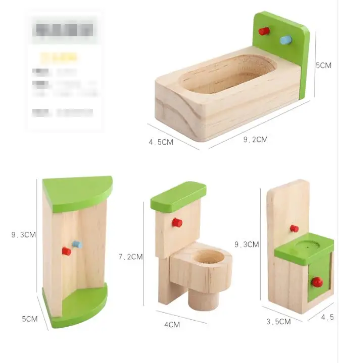 high quality New wooden toys educational toys for kids-Wooden Doll house-play toy house