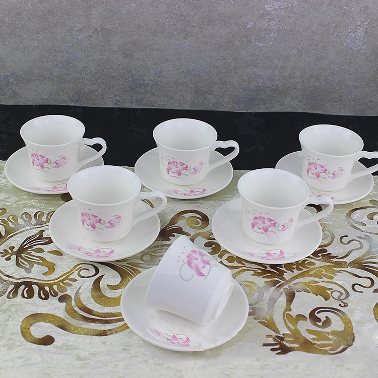 Factory Ceramic Tea Mug 13PCS Porcelain Tea Pot Set For Wholesale Selling
