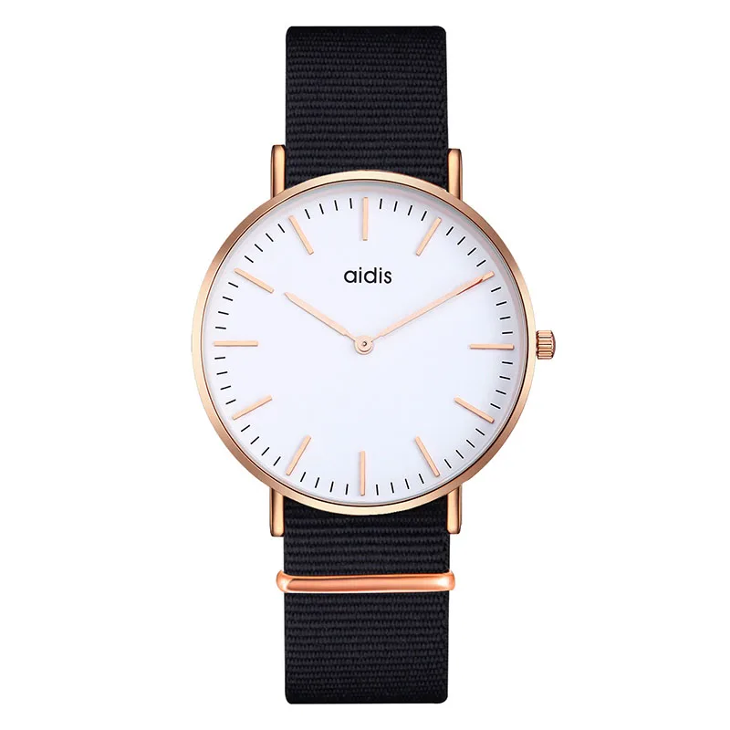 OEM Custom Logo Leather Waterproof Rose Gold Wrist Watch Japan Miyota Movement Quartz Watches Men Luxury