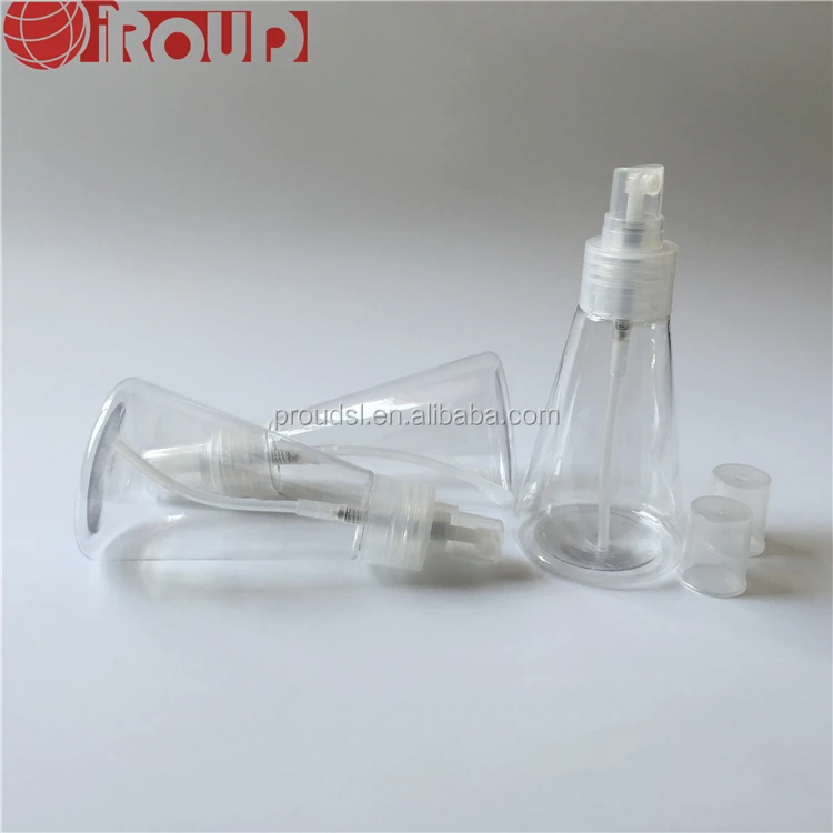 
Best sell 120ml conic shape pet plastic spray bottle 