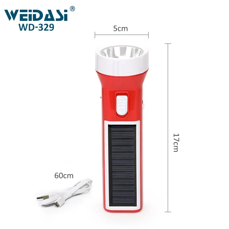 Multifunction lighting high power flashlight torch LED emergency torch light solar flashlight