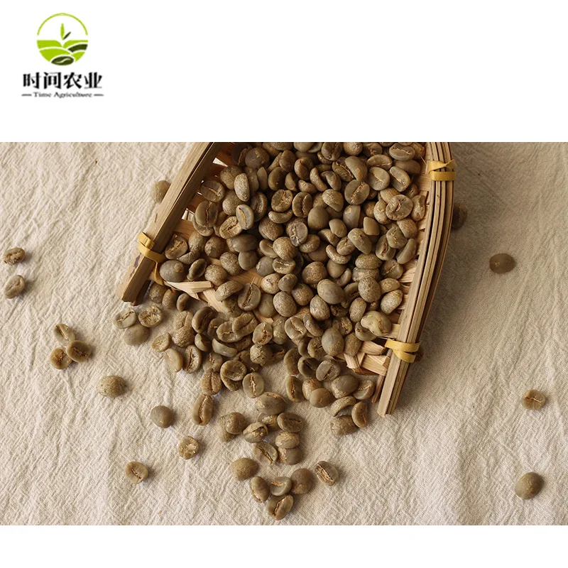 Жесткий тест нежареные вьетнамские зеленые кофейные зерна arabica