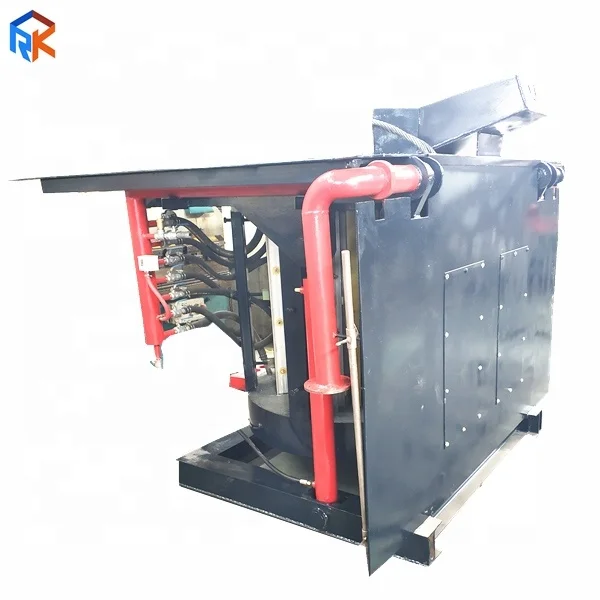 series inverter KGPS GW 2T intermediate frequency ferro alloy melting induction furnace