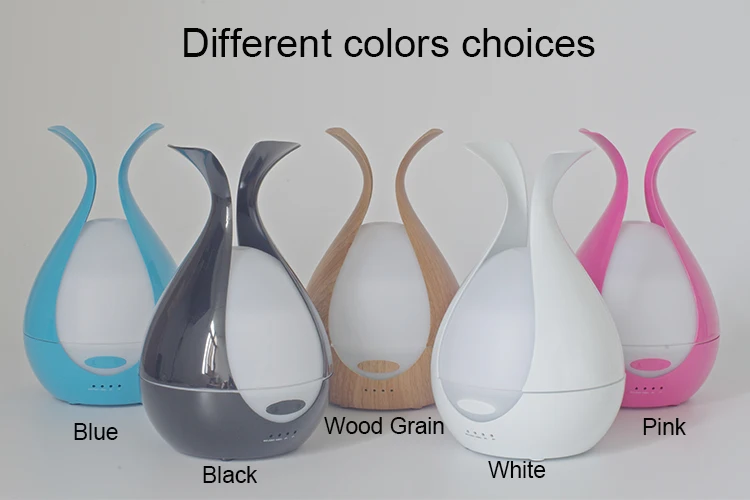 unique handy bathroom air humidifier fragrance electric lighted aromatherapy natural scent essential oil mist spa vapor diffuser