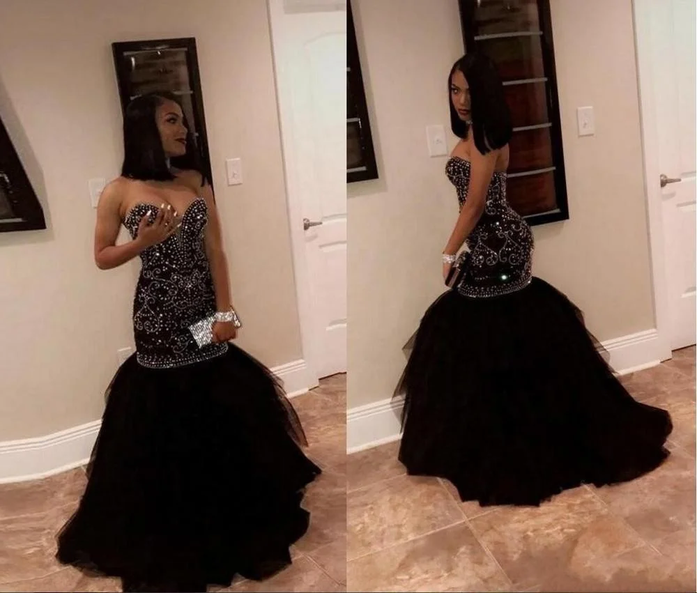 Dubai Heart Shaped Big Girl Sexy Crystal Evening Dress
