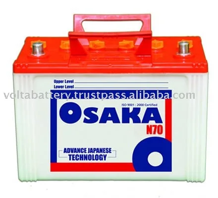 
105D31R/L 12Volt 70AH Car Battery 