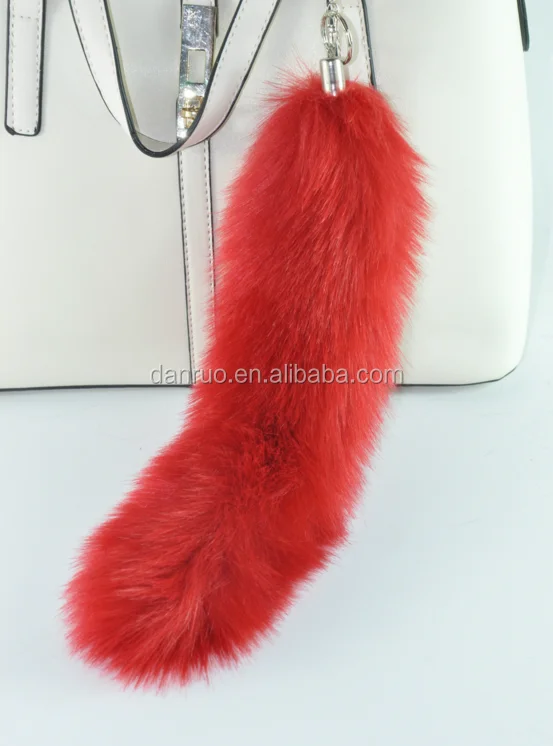 Wholesale Faux Fur Tail for Holiday Cosplay Wedding Party Faux Raccoon Fur Tails