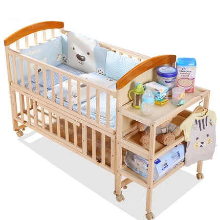
New born pretty baby bed for 0 3 years,furniture baby cot  (60835787703)