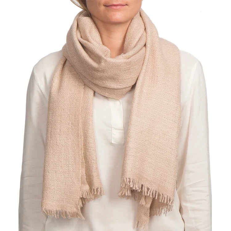 Winter Wool Cashmere Woven Scarf Production Turkey