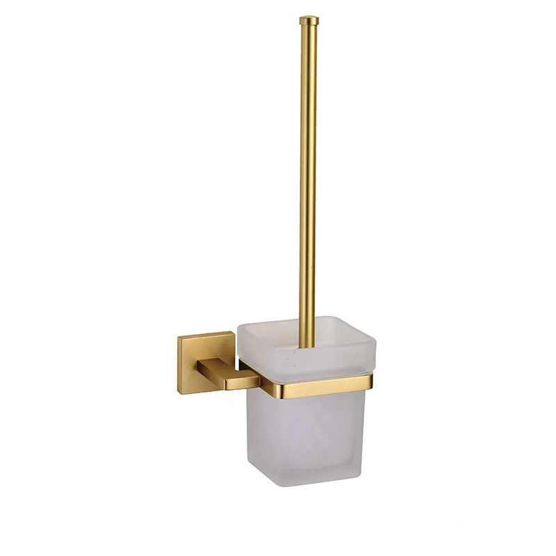 brush gold bathroom accessory toilet paper holder towel rail
