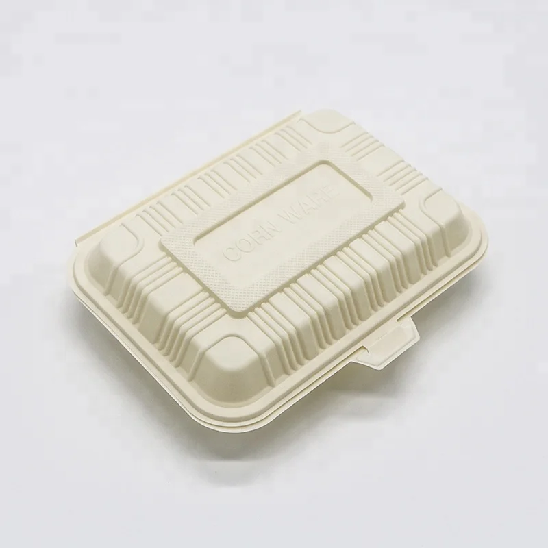 Biodegradable PLA Food Grade Clamshell Plastic Punnet Disposable Plastic Container Fruit container Clamshell tray blister tray