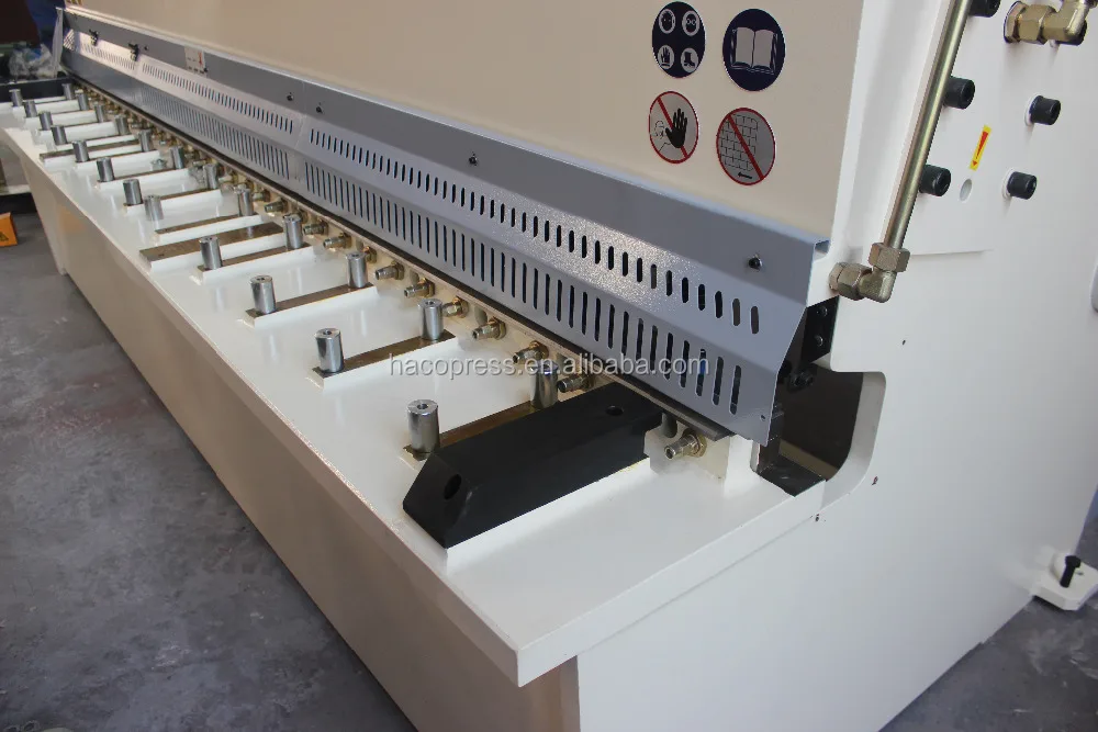 QC11Y/QC11K-32x3200 hydraulic manual stainless sheet metal cutting machine guillotine shearing metal cutting machine