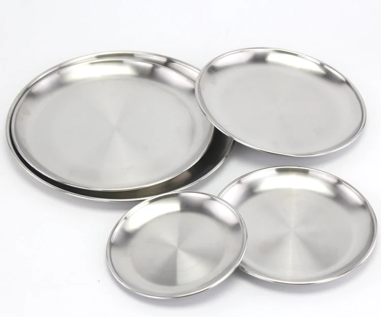 Korean stainless steel 201/304 polished/sanding barbecue/baking plate/dish