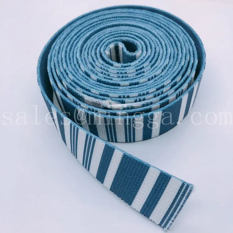 1 inch width printed custom polyester strap bag webbing