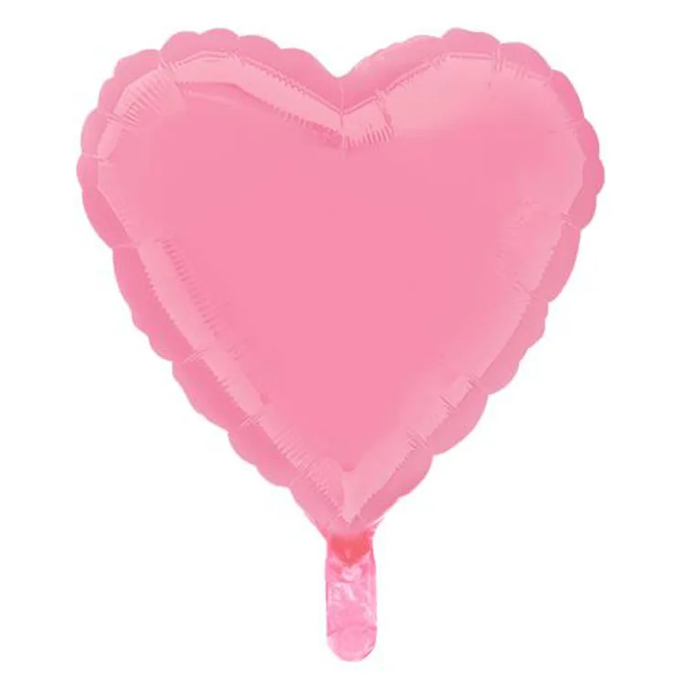 China wholesales heart shaped 18inch macaron foil balloon for party  decorations.