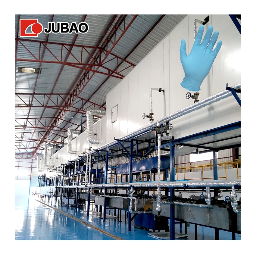 Китайский производитель, хорошая цена, одноразовые медицинские перчатки из латекса, производственная линия для погружения, дешевле