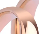 Simple style  6mm Tungsten Carbide Wedding Rings Rose Gold Plating Jewelry Lovers Design wholesale