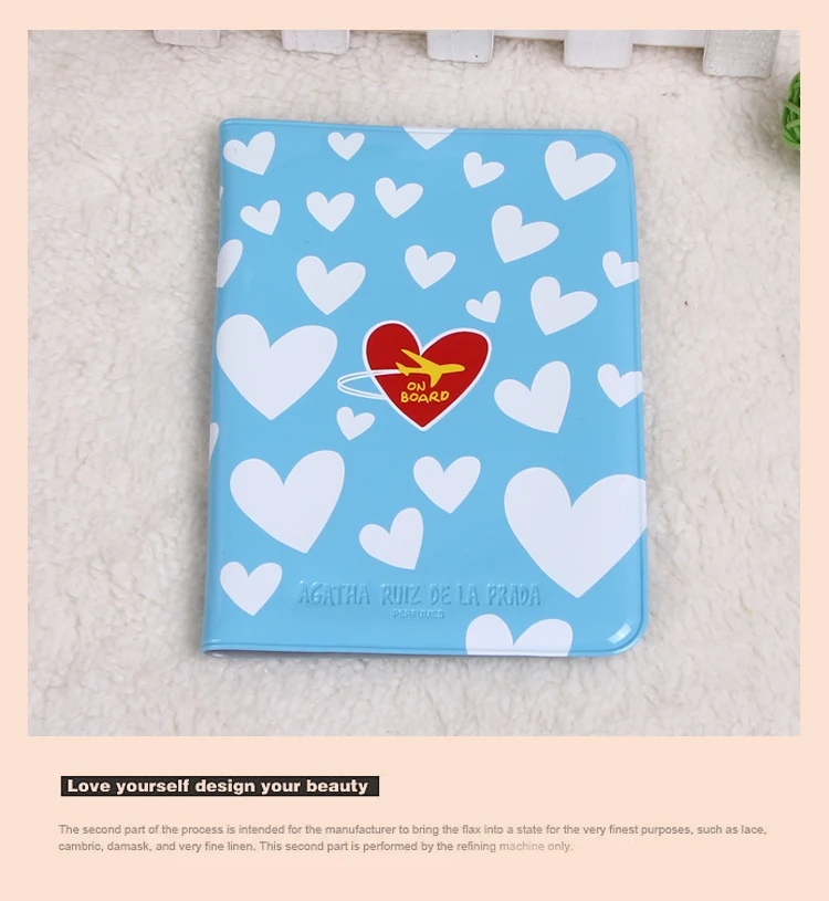 Hot Selling PVC Silk screen printing logo passport cover case