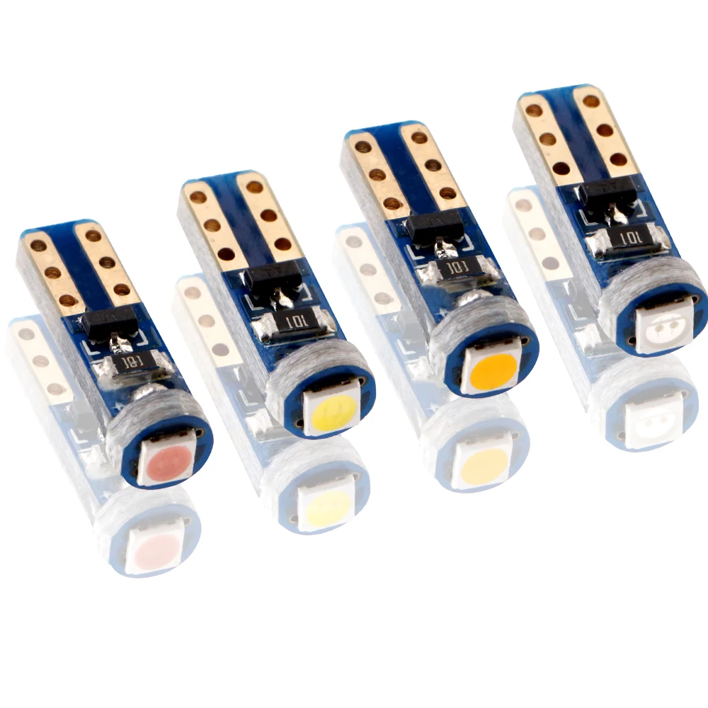 
High Grade 3030 1SMD T5 W3W 37 73 74 Wedge Instrument Panel Tacho Gauge Bulb Cluster Lamp Dash LED Light 