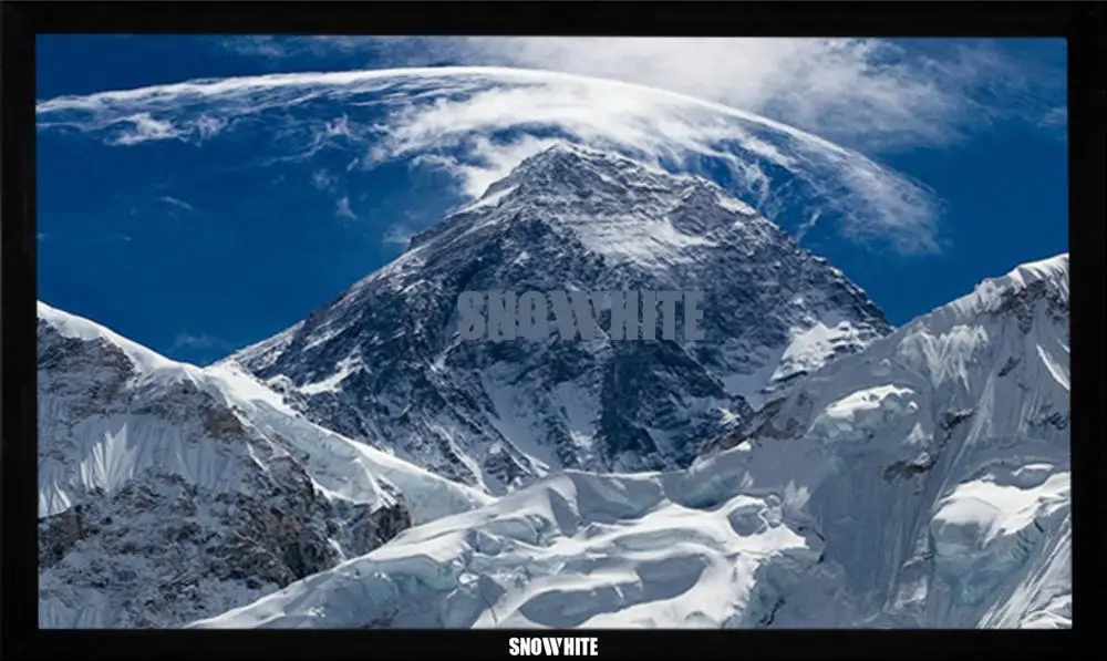 
SNOWHITE 16:9 120' Inch 3D HD Frame Projection Screen Flexible White BX-3V120KFH-CV 