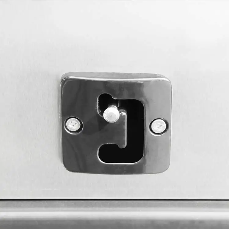 stainless steel upright cooler  kitchen freezer 2 doors refrigerator for keeping fresh