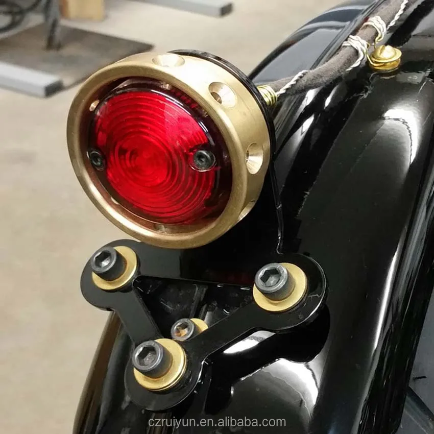 
Round vintage tail lights new motorcycle custom tail light for harley LED retro tail light for motorcycle harley 