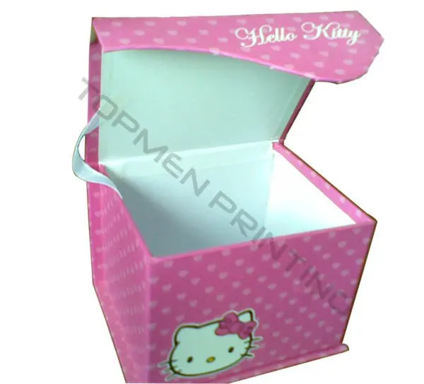 Hello Kitty Paper Cute Gift Box for Children