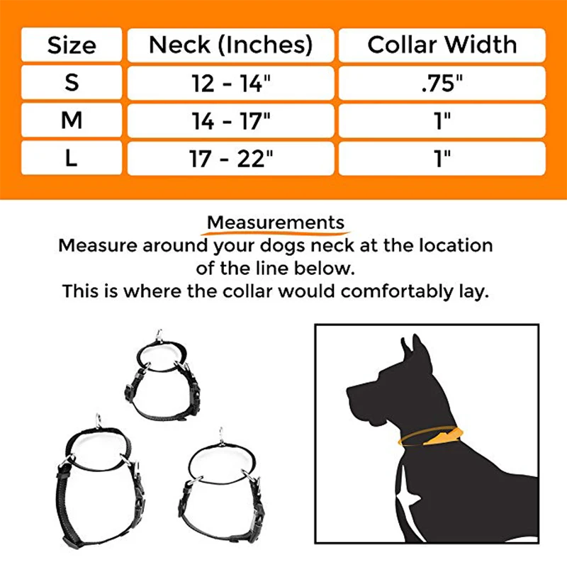 Nylon training collar martingale collar premium quality limited-cinch dog collar with reflective stitching