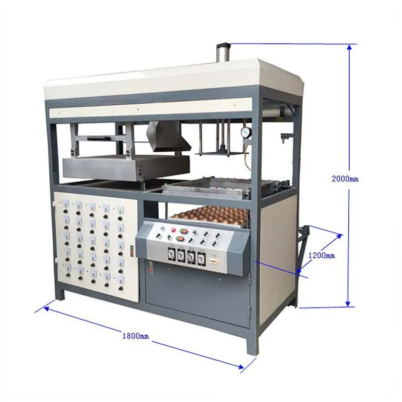 
Manual plastic clamshell thermal forming machine 