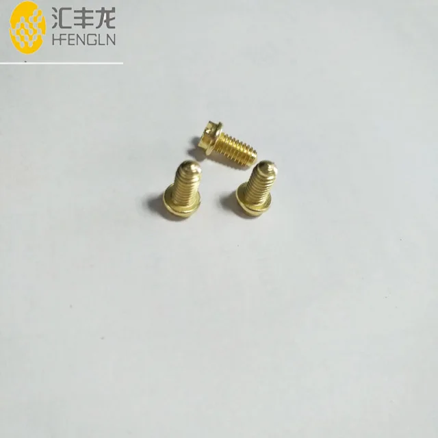 Steel / Brass thread head screws for switch and sockets assembling size bolts nuts screws
