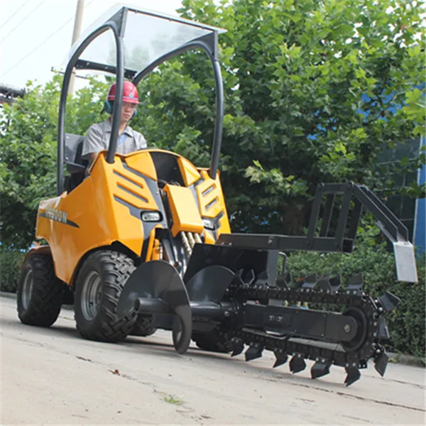 HYSOON hy200 mini garden tractor loader with grapple