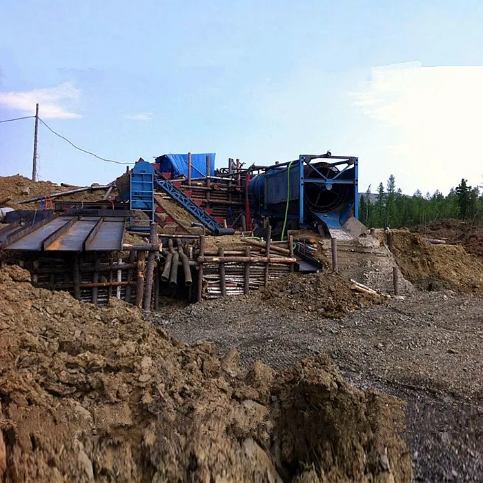 Complete Plant Alluvial Placer Gold Mining Equipment