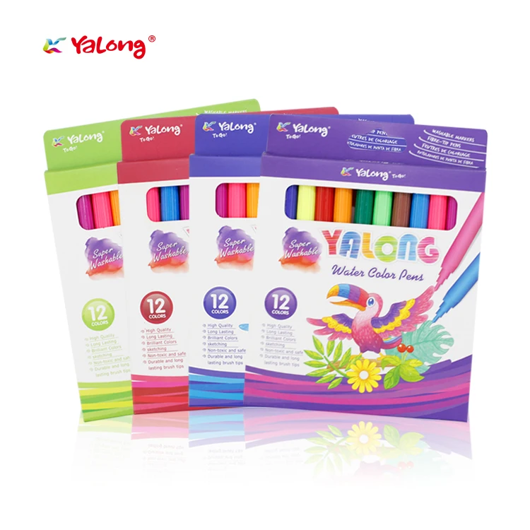 Yalong Hot Sale Custom Flexible Tip Art Marker Calligraphy Art Drawing Watercolor Pen Painting Pen For School