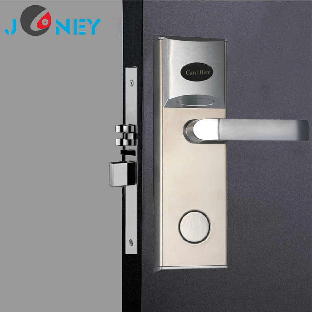 Security Hotel Card Key System Lock With Free Software