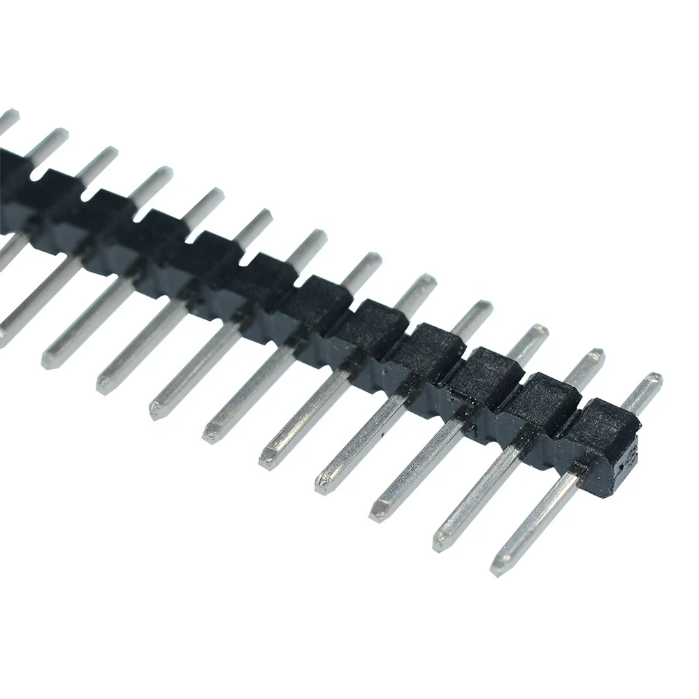 40Pin 2.54mm Single Row Straight Male Pin Header Strip PBC For Single Row Pin Header Strip PCB Connector