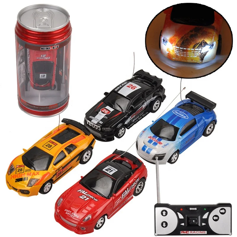 
1:63 Hot Sales 20Km/h Coke Can RC Car High Speed Racing Mini Electric Car Mini Car For Children 