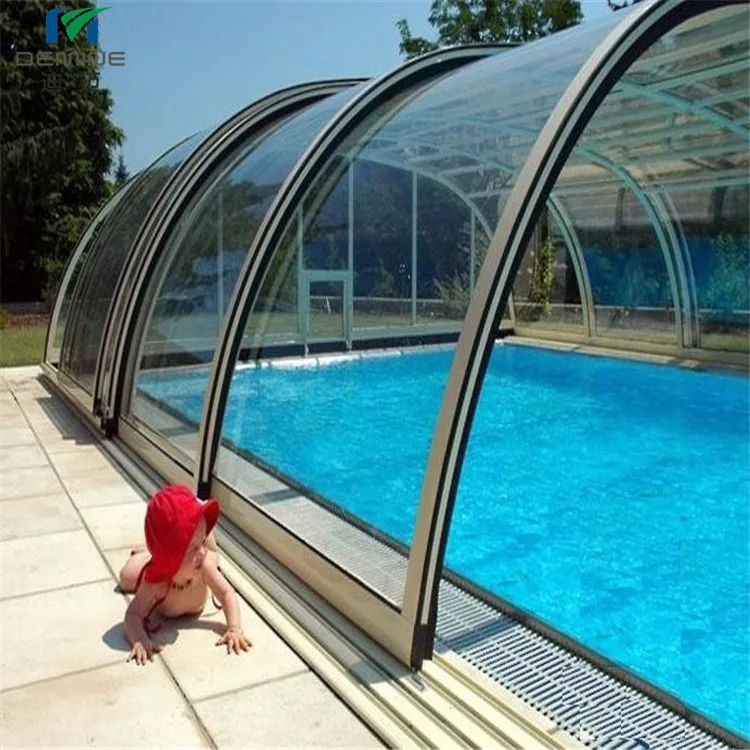 Anti-UV Swimming Pool Enclosed Cover Polycarbonate Sheet