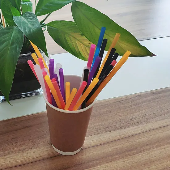 
Biodegradable Compostable Eco-Friendly PLA Straw For Decoration 