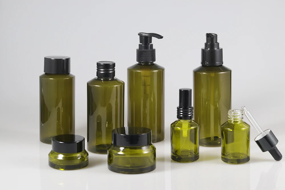 15g 30ml 50g glass cream jar with screw lid / lotion cream container for sugar scrub, body butter, lip gloss, powder, balm