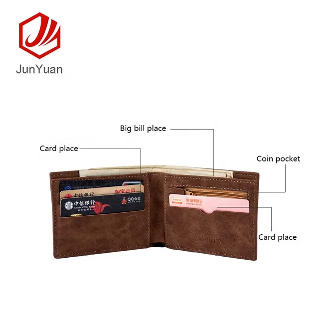 JUNYUAN Новый дизайн ID карты кожаный бумажник для