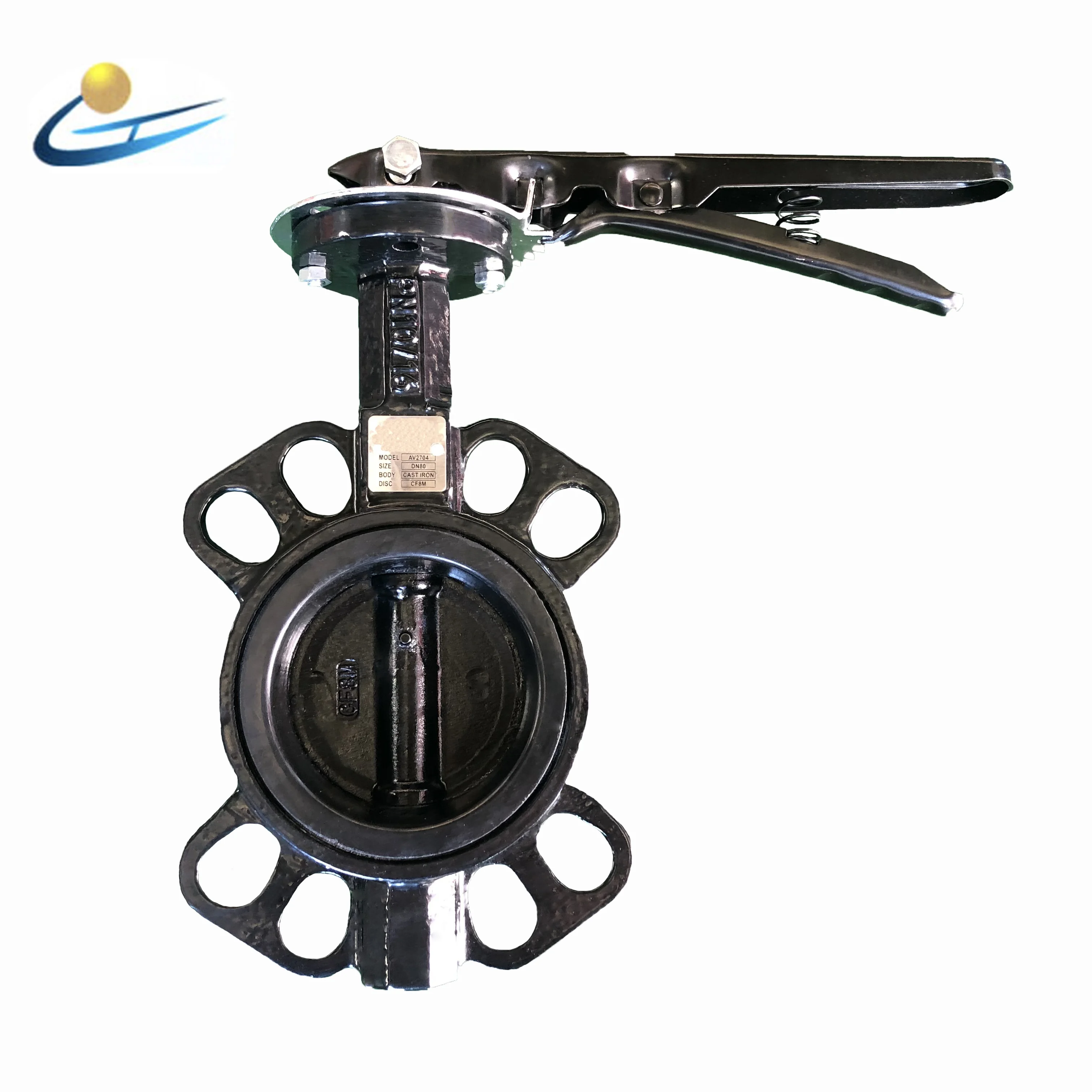 China Manufacturer Factory Price Manual Hydraulic wafer Butterfly Valve