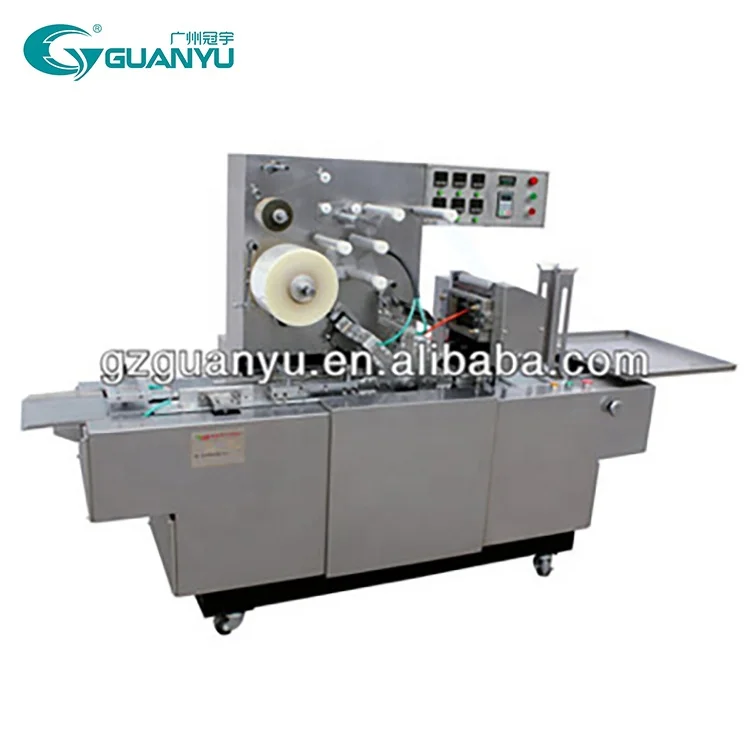 Полуавтоматическая или автоматическая косметическая коробка духи Cellophane упаковочная машина обёрточная