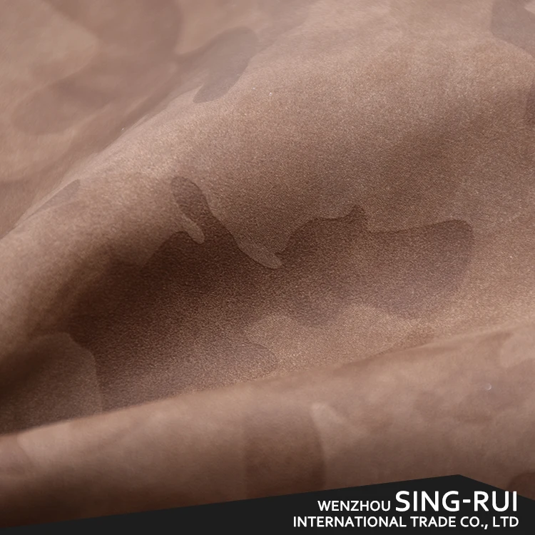 Factory price Cow  nubuck 100% pu Artificial leather for shoes