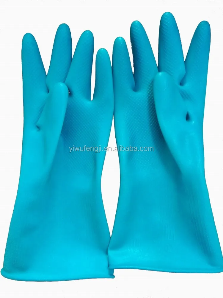 Long fancy household latex gloves/Fingerless Hand Protective Safety Gloves Household Latex Gloves