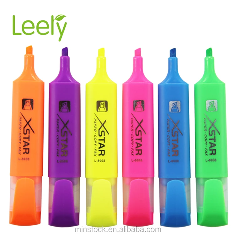 0037C bulk color highlighter marker set oem available fluorescent pen