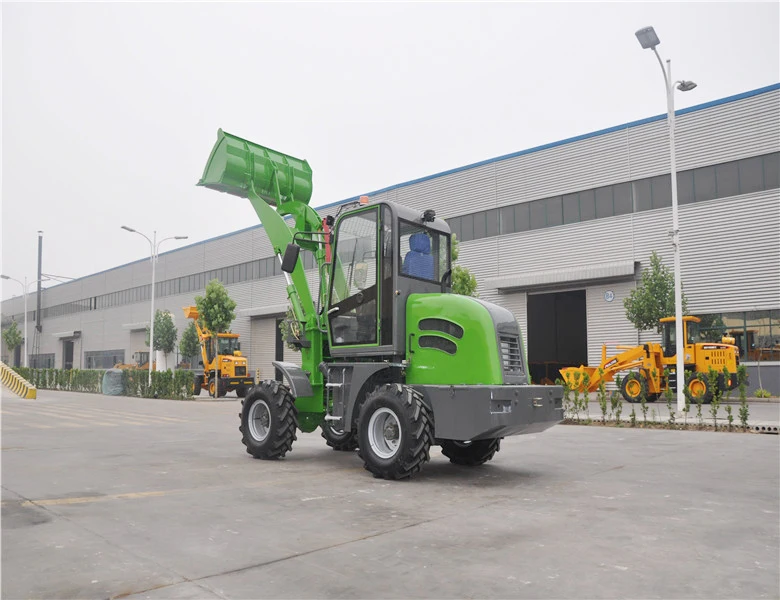 ZL12 mini small wheel loader with concrete mixer