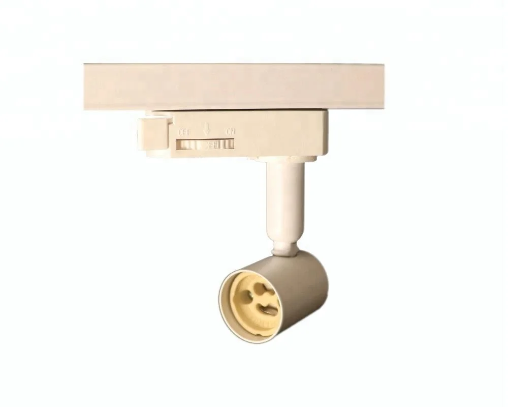 Регулируемый патрон лампы E27, меняющий цвет, линия света, светодиодный прожектор, рельсовый светильник, корпус