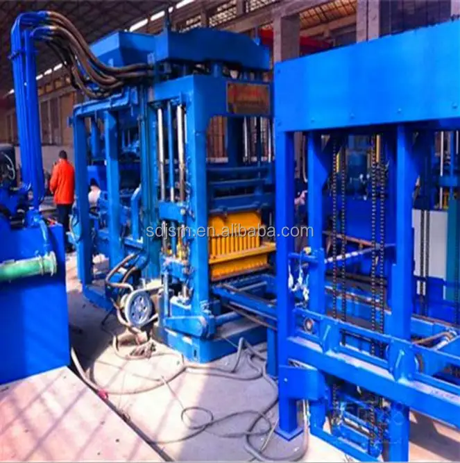 Small Production Machinery Used Interlocking Brick Machine Price Concrete Cement Block Making Machine For Sale